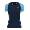 Kvinner t-skjorte Karpos Lavaredo Evo W Jersey Sky Captain/ Blue Atoll